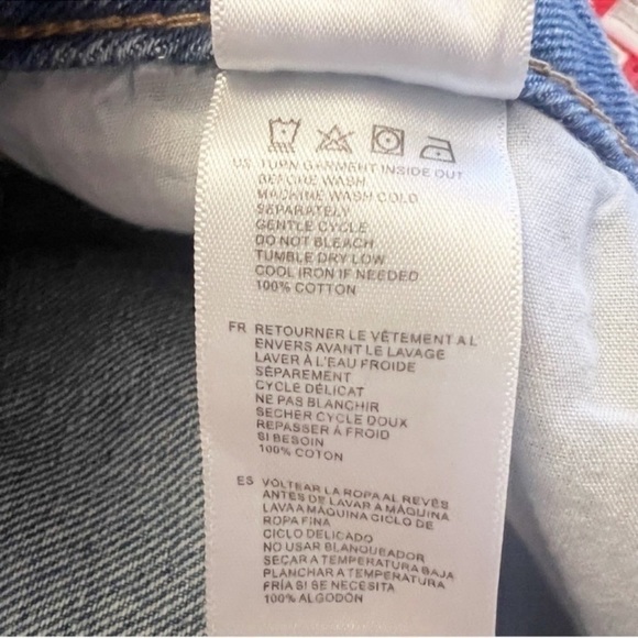 Amuse Society Stella Mid-rise Jeans Light Blue Tapered Button Fly Size 29 NEW - Picture 10 of 10